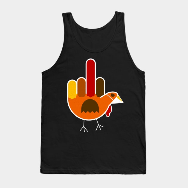 Thanksgiving 2020 Turkey No Thanks Grumpy Halloween Tank Top by BraaiNinja